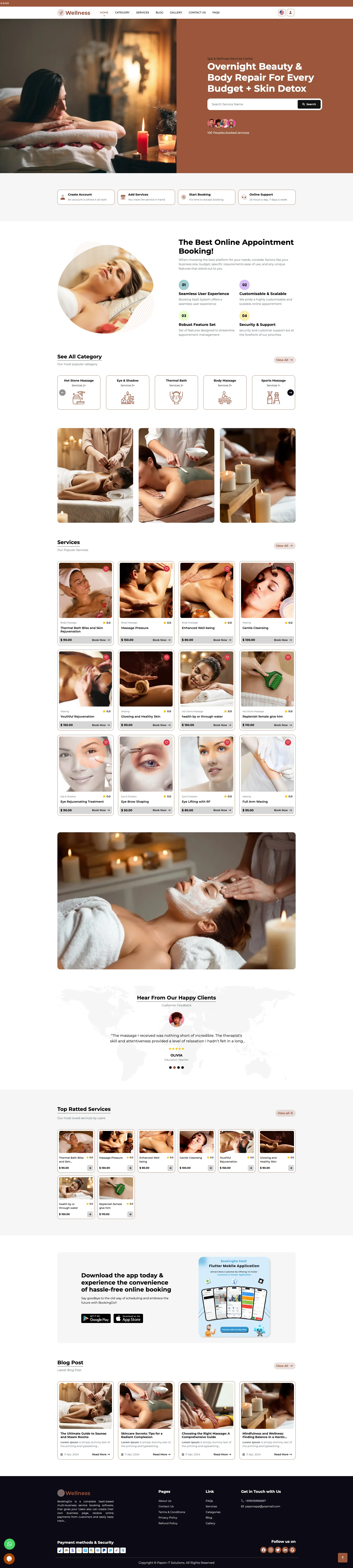 Yoga - Booking & Appointments Template