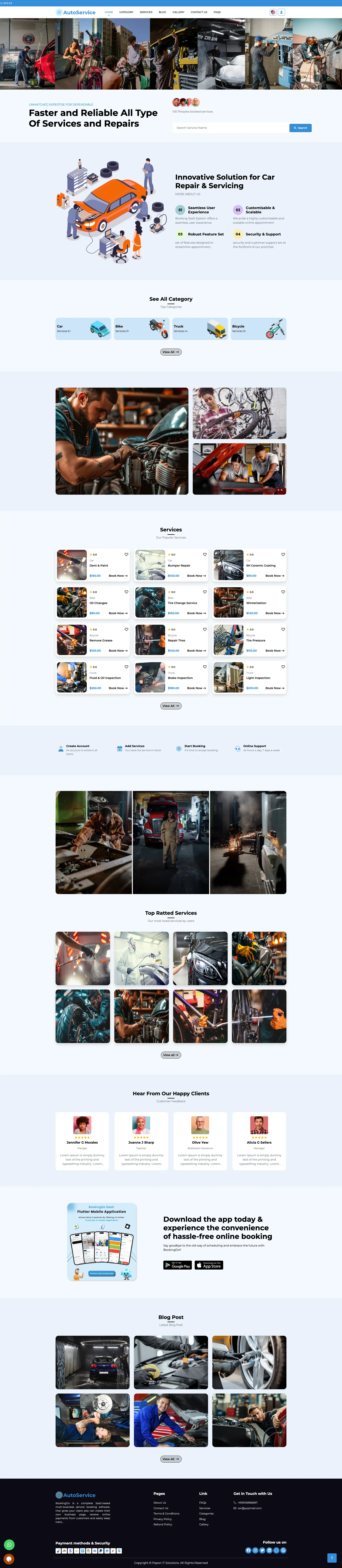Restaurant - Booking & Appointments Template