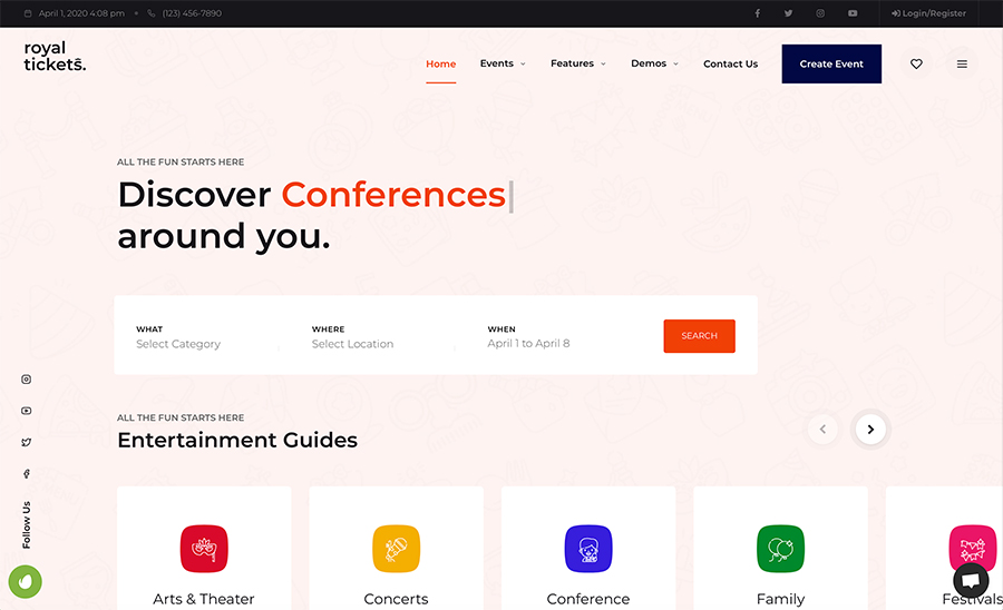 Charity - Events & Ticketing Template