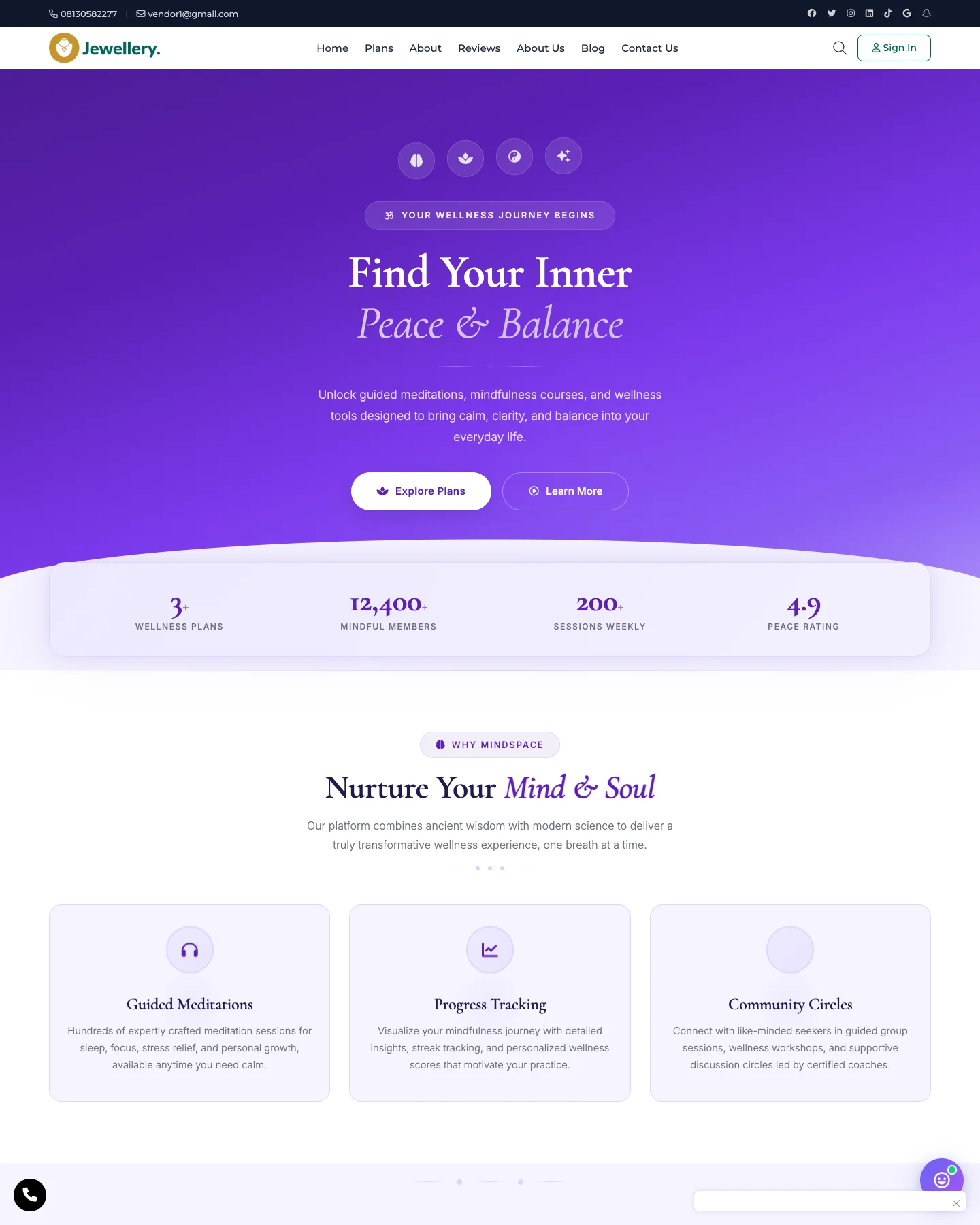 MindSpace - Membership & Subscriptions Template