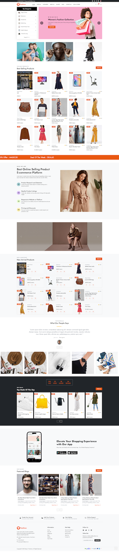 Fashion - E-Commerce Template